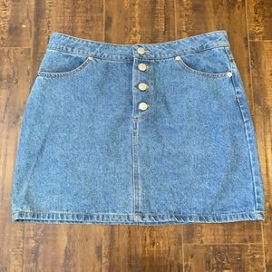 Denim skirt